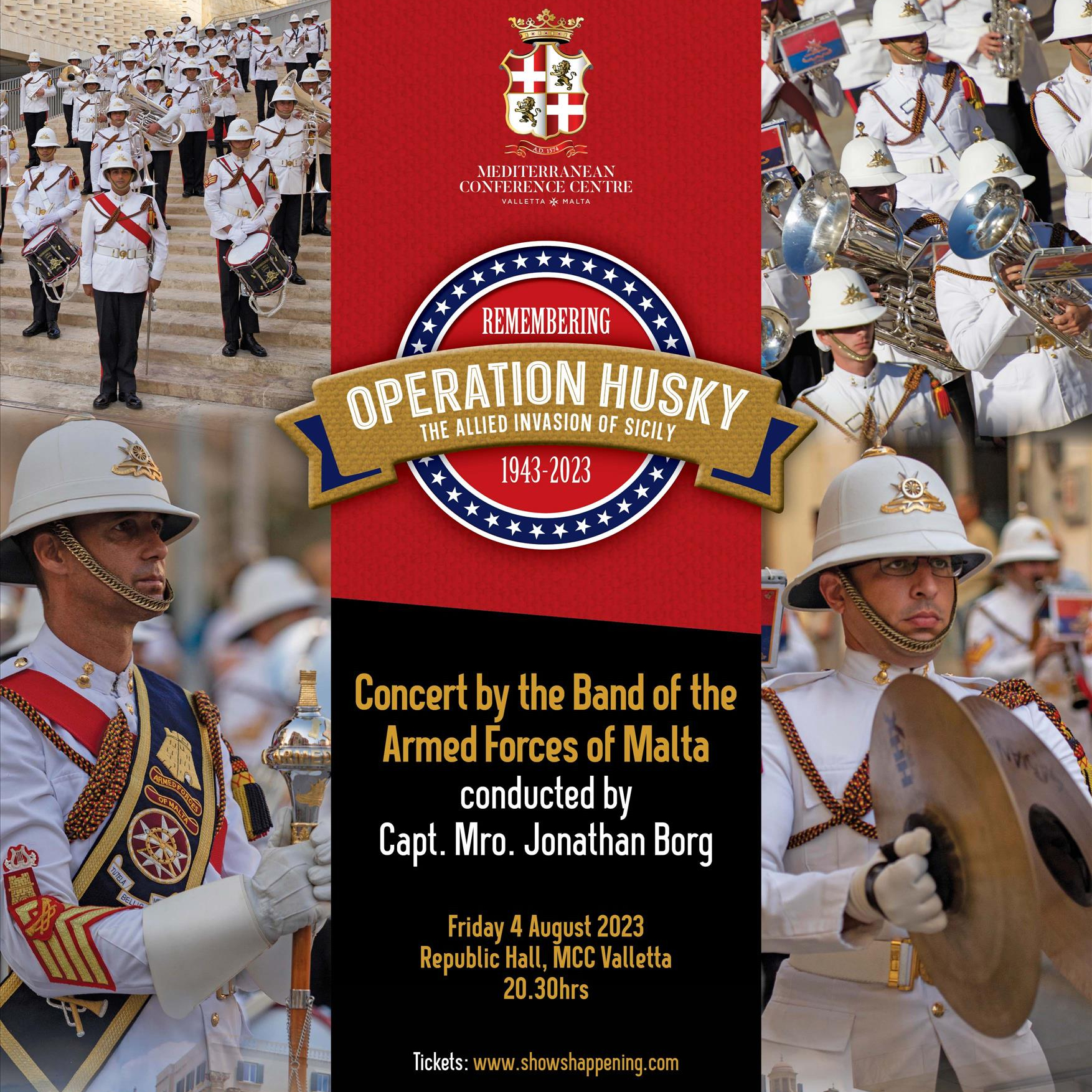 Remembering Operation Husky - Concert by The Band of The Armed Forces ...