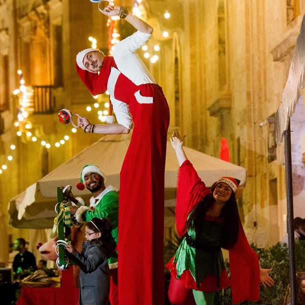 Santa's helpers on stills