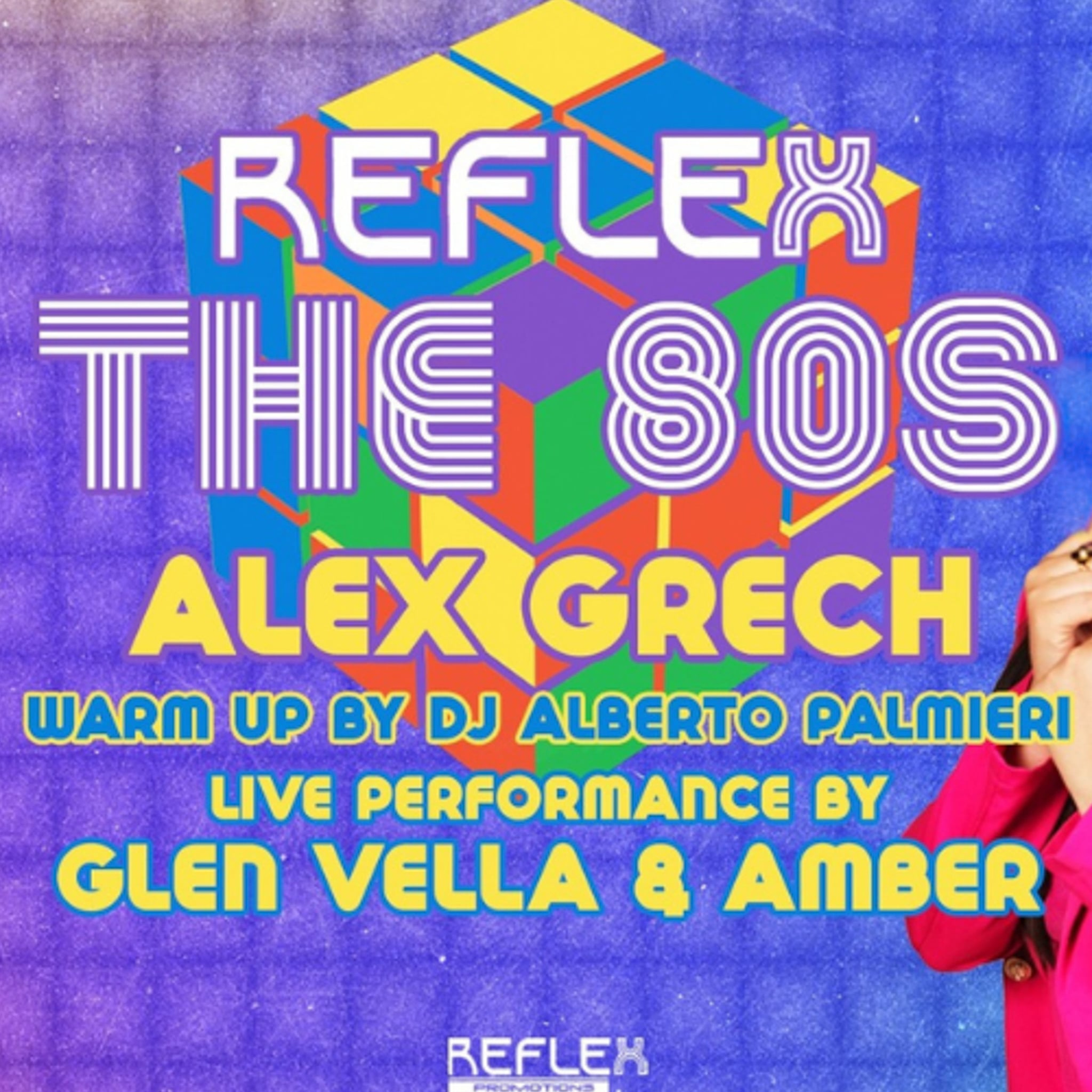 Reflex 80s Party With DJ Alex Grech, Glen Vella, and Amber